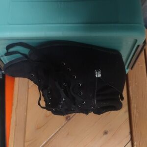 Justice canvas booties